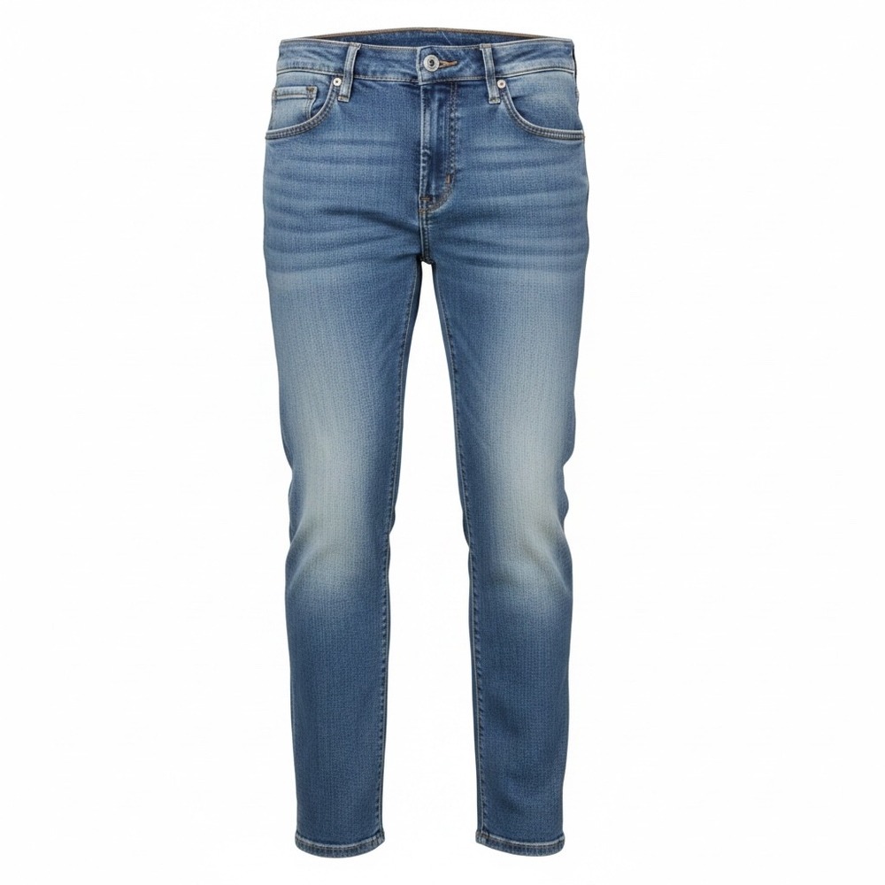 Cody James Mens Slim Straight Jeans Medium Wash Blue Stretch Denim 29x32